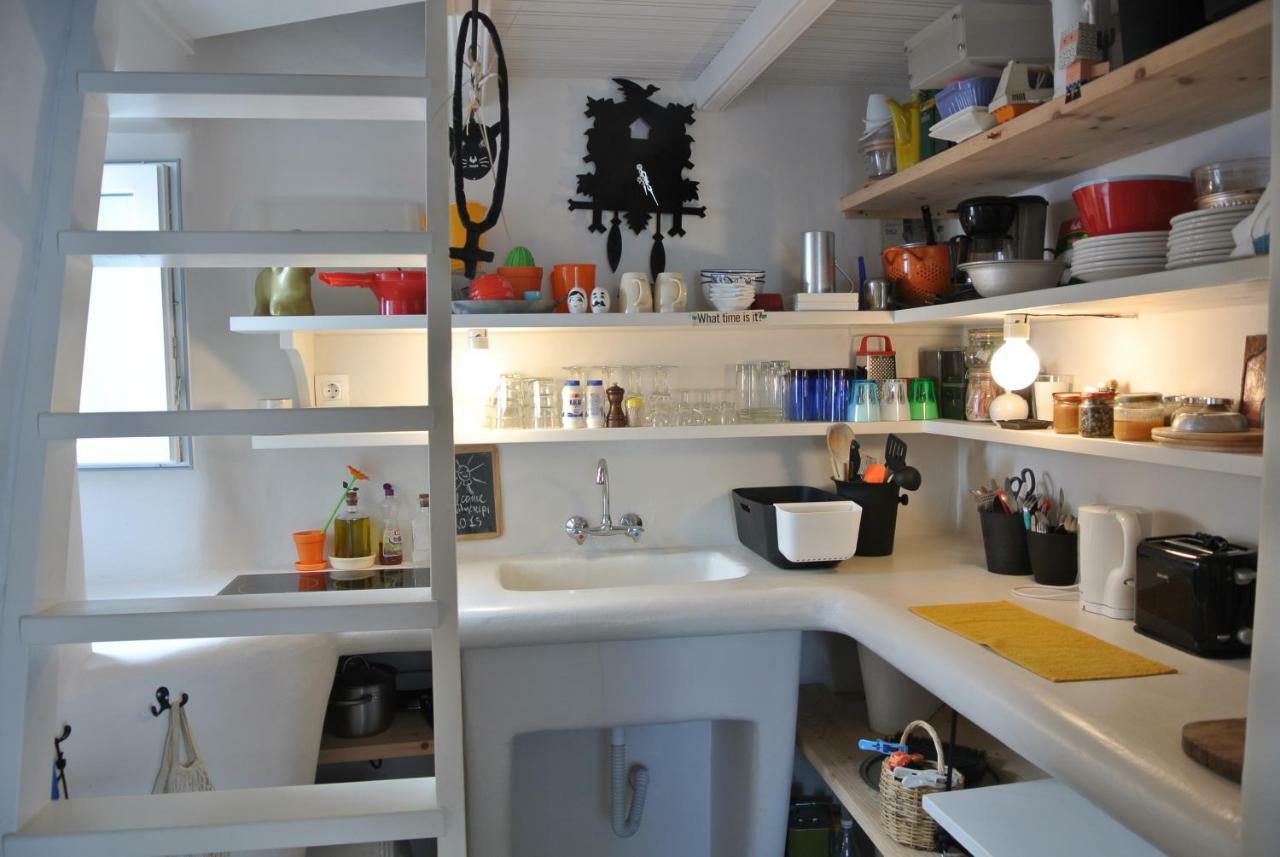 Eclectic & Artistic House In Mykonos Town Villa Exteriör bild